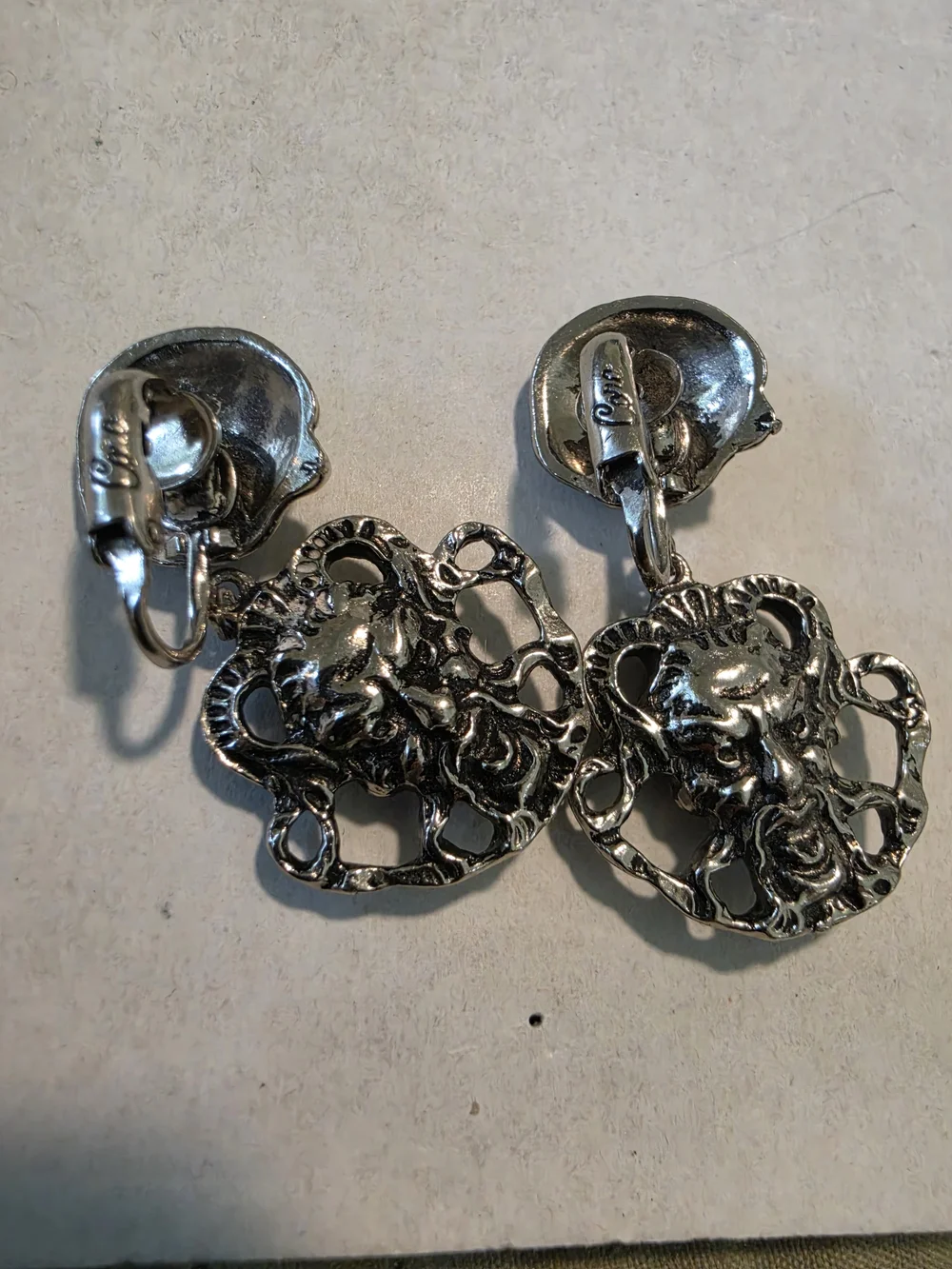 Coro Gargoyle/goth Earrings